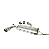 Audi A3 (8P) Hatchback 3D Rear Muffler 1 tip, round ¨90 (SS)