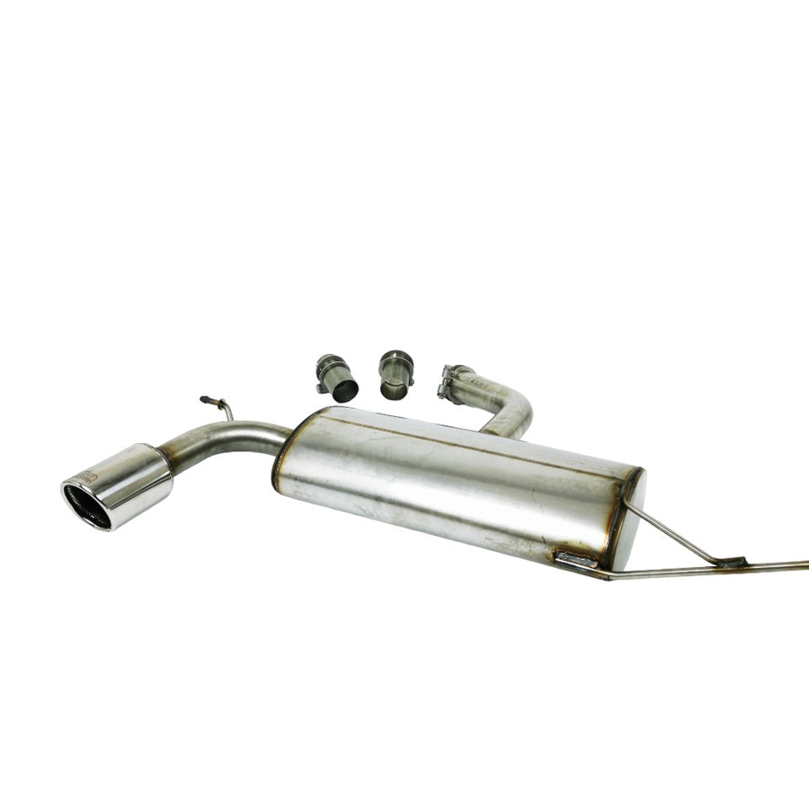 Audi A3 (8P) Hatchback 3D Rear Muffler 1 tip, round ¨90 (SS)