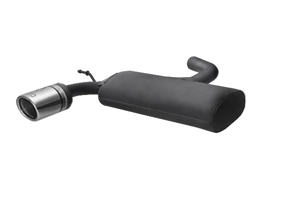 Audi A3 (8P) Hatchback 3D Rear Muffler 1 tip, round ¨90