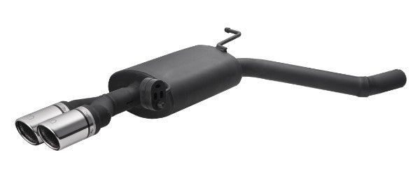 Audi A4 Rear Muffler 2 tips, round, ¨70