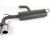 Audi A3 (8V) Rear Muffler 1.5TSI 110KW 2 tips, round, ¨80