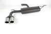 Audi A3 (8V) Rear Muffler 1.5TSI 110KW 2 tips, round, ¨80