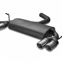 Audi A3 (8P) Hatchback 3D Rear Muffler 4 Duplex tips, round, ¨70