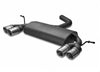 Audi A3 (8P) Hatchback 3D Rear Muffler 4 Duplex tips, round, ¨70