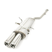 BMW E36 4 cyl. Rear Muffler 2 tips, round 80mm (SS)