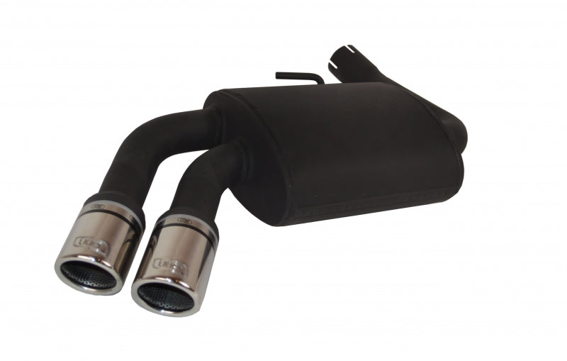 BMW E87 Rear Muffler 2 tips, round 70mm