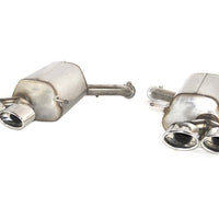 BMW E63 Rear Muffler 4 Duplex tips, oval 120x80