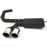 Ford Focus III Rear Muffler 2 tips, Round 100mm