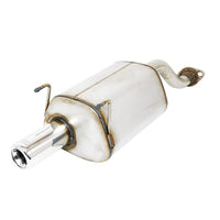 Honda Civic VI Hatchback Rear Muffler 1 Tip, Round 80mm (SS)