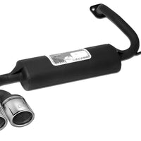 Mazda 323 Rear Muffler 2 Tips, Round 70mm