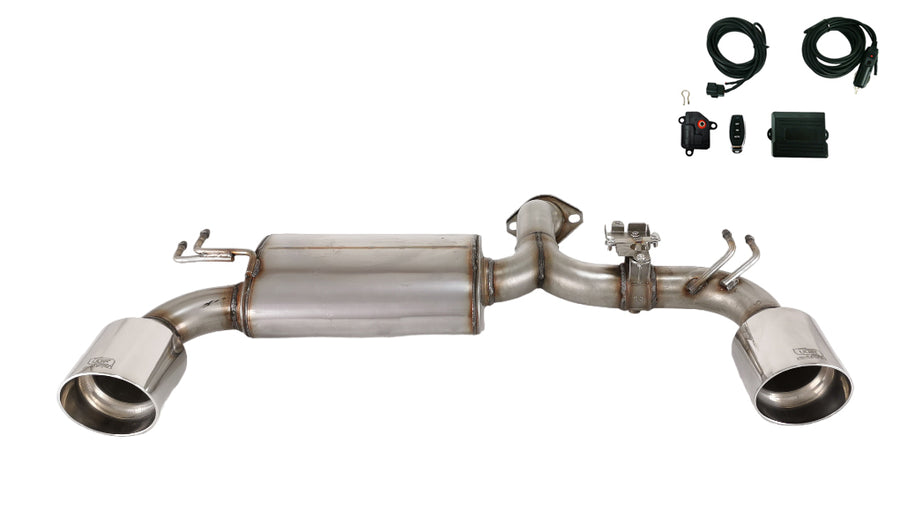 Mitsubishi Lancer EVO X Rear Muffler Valved