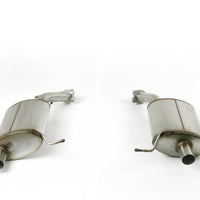 Skoda Octavia III vRS Rear Muffler 2 Duplex Tips (SS)