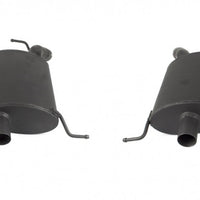 Skoda Octavia III vRS Rear Muffler 2 Duplex Tips