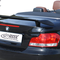 BMW 1-series E82 / E88 rear trunk spoiler UNPAINTED