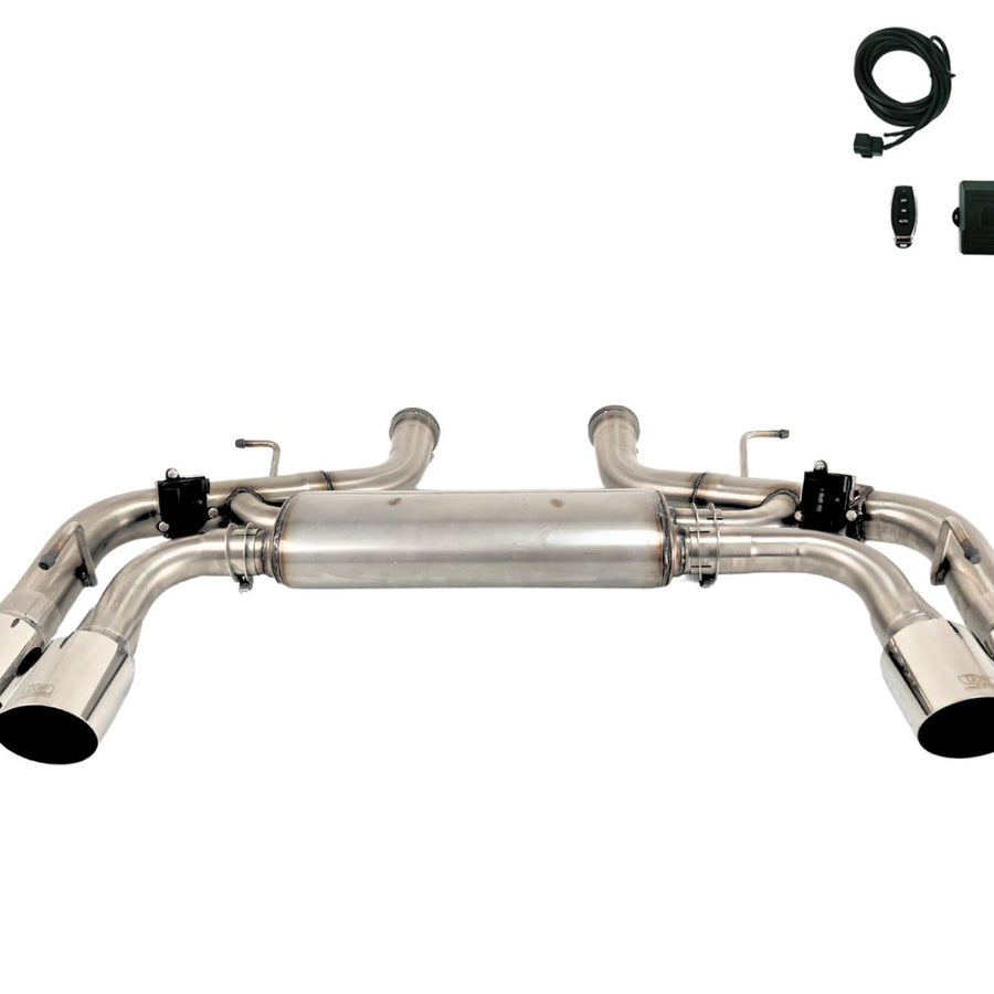 Chevrolet Camaro MK6 Rear Muffler Valved with electronics