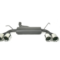 Jeep Wrangler Rear Muffler 4 Duplex Tips, Round 100mm