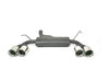 Jeep Wrangler Rear Muffler 4 Duplex Tips, Round 100mm