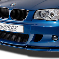 BMW 1-series E81 / E87 (M-package/M-Technic Frontbumper) Front Lip Splitter UNPAINTED