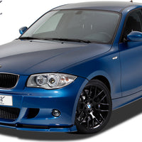 BMW 1-series E81 / E87 (M-package/M-Technic Frontbumper) Front Lip Splitter UNPAINTED