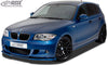 BMW 1-series E81 / E87 (M-package/M-Technic Frontbumper) Front Lip Splitter UNPAINTED