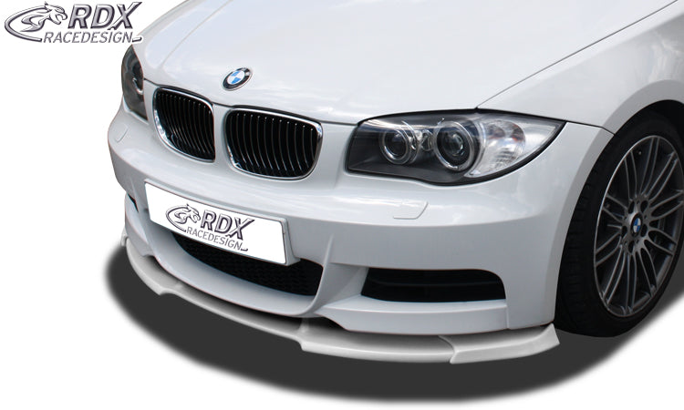 BMW 1-series E82 / E88 (M-Paket / M-Technik Frontbumper) Front Lip Splitter UNPAINTED