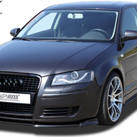 AUDI A3 8P 2005-2008 (3-doors + Sportback) Front Lip Splitter UNPAINTED