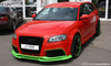 AUDI RS3 2011+ (3-doors + Sportback) Front Lip Splitter UNPAINTED