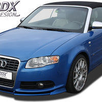 AUDI A4 B7 8H convertible 2005+ / S4 convertible 2005+ (S-Line- and S4-Frontbumper) Front Lip Splitter