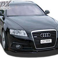 AUDI A6 4F 2008-2011 (S-Line Frontbumper) Front Lip Splitter UNPAINTED