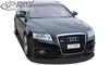 AUDI A6 4F 2008-2011 (S-Line Frontbumper) Front Lip Splitter UNPAINTED