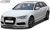 AUDI A6 C7 (S-Line- and S6-Frontbumper) Front Lip Splitter UNPAINTED