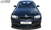 BMW 1-series E81 / E87 2007+ Front Lip Splitter UNPAINTED