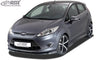 FORD Fiesta MK7 JA8 JR8 (2008-2012) Front Lip Splitter UNPAINTED