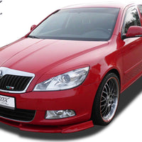 SKODA Octavia 2 Facelift Typ 1Z 2008+ (not RS) Front Lip Splitter UNPAINTED