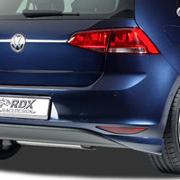 VW Golf 7 Rear Bumper Side Extensions UNPAINTED