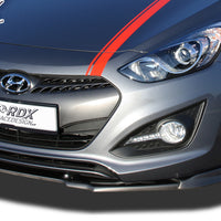 HYUNDAI i30 Coupe 2013+ Front Lip Splitter UNPAINTED