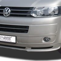 VW T5 Facelift (2009+) Front Lip Splitter UNPAINTED