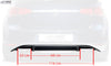 VW Golf 7 "R-Look" Rear Bumper Spoiler UNPAINTED