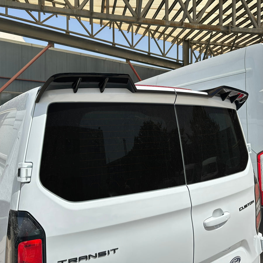 Ford Transit Custom Mk2 (2023-) Roof Spoiler V.2 Barn Doors