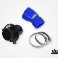 VAG 1.8/2.0 TSI (MQB) Turbo Muffler Delete, OEM/DO88 Pressure pipes, Black hose