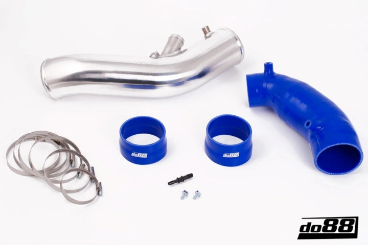 SAAB 9-3 2.8T V6 06-11 Inlet pipe with Blue/Black hoses