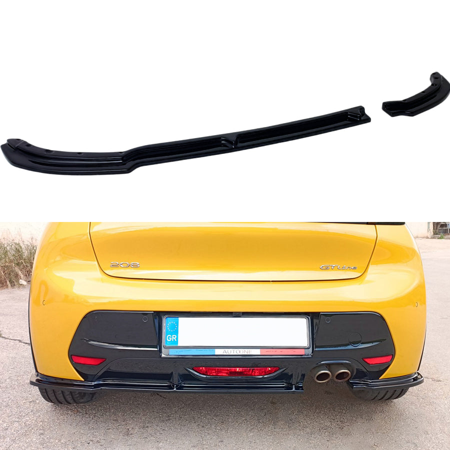 Peugeot 208 Mk2 (2019-) Rear Splitter