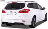 FORD Focus 3 Turnier / StationWagon Rear Wing Trunk Spoiler UNPAINTED