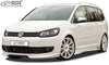 VW Touran 1T1 Facelift 2011+ Front Spoiler UNPAINTED