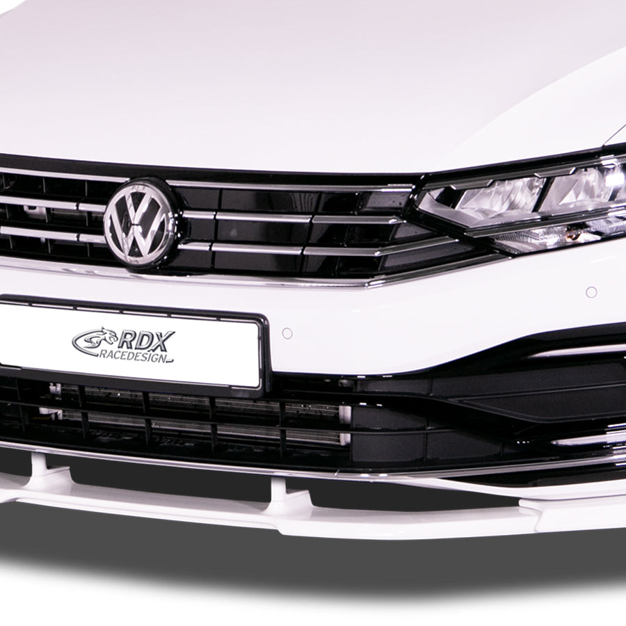 VW Passat 3G B8 GTE & R-Line (2019+) Front Lip Splitter UNPAINTED