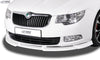 SKODA Superb 2 (3T) 2008-2013 Front Lip Splitter UNPAINTED