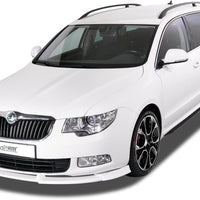 SKODA Superb 2 (3T) 2008-2013 Front Lip Splitter UNPAINTED