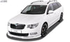 SKODA Superb 2 (3T) 2008-2013 Front Lip Splitter UNPAINTED