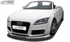 AUDI TT 8J -2010 (S-Line Frontbumper) Front Lip Splitter UNPAINTED