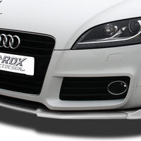 AUDI TT 8J -2010 (S-Line Frontbumper) Front Lip Splitter UNPAINTED